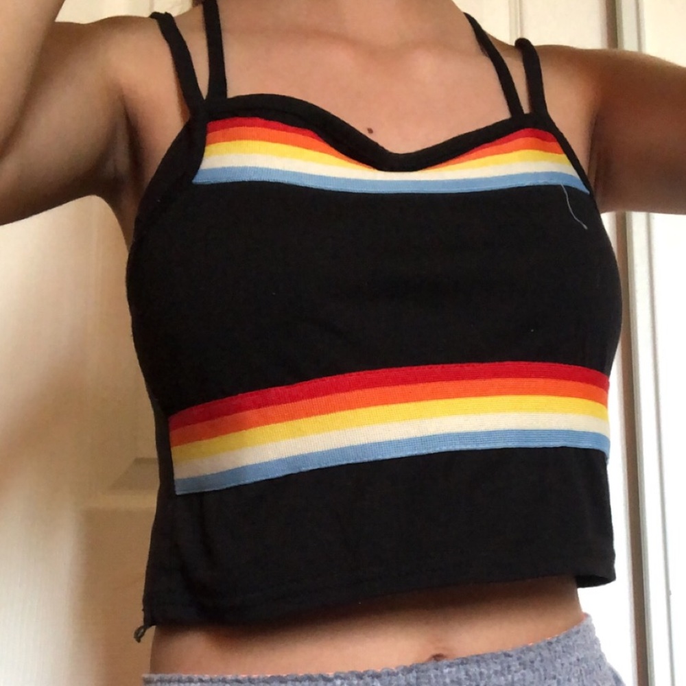 Colorful crop top